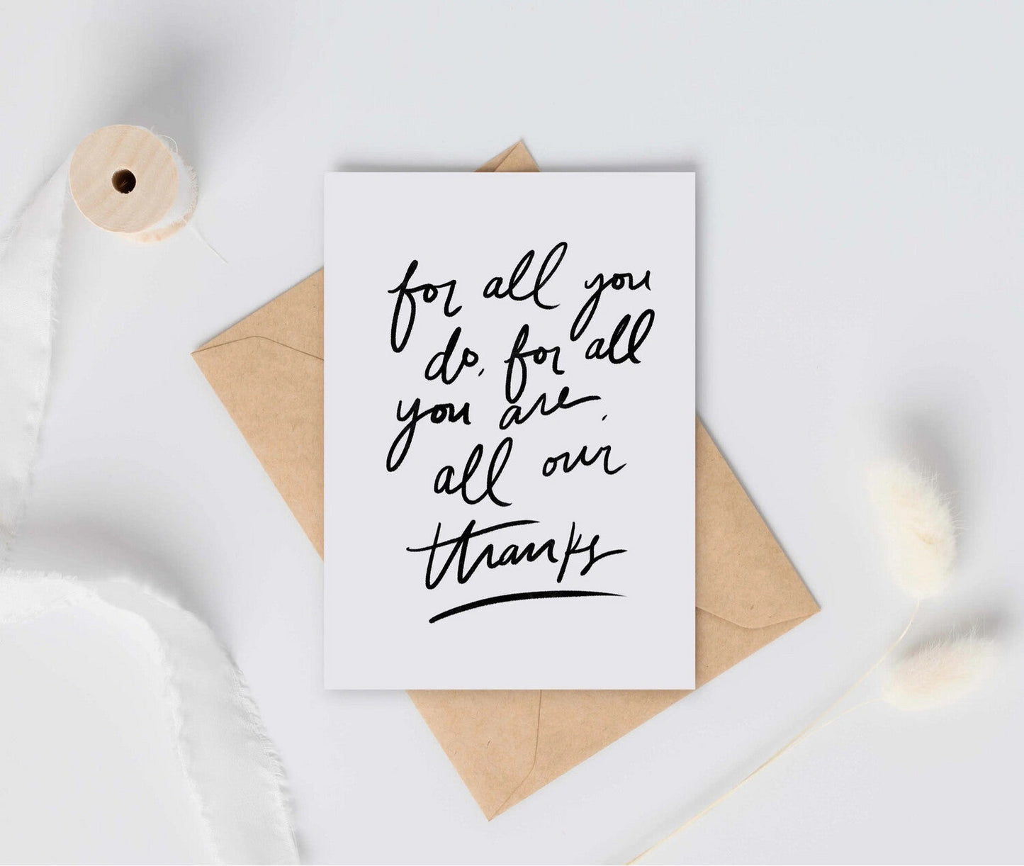 For All You Do | Thank You Card