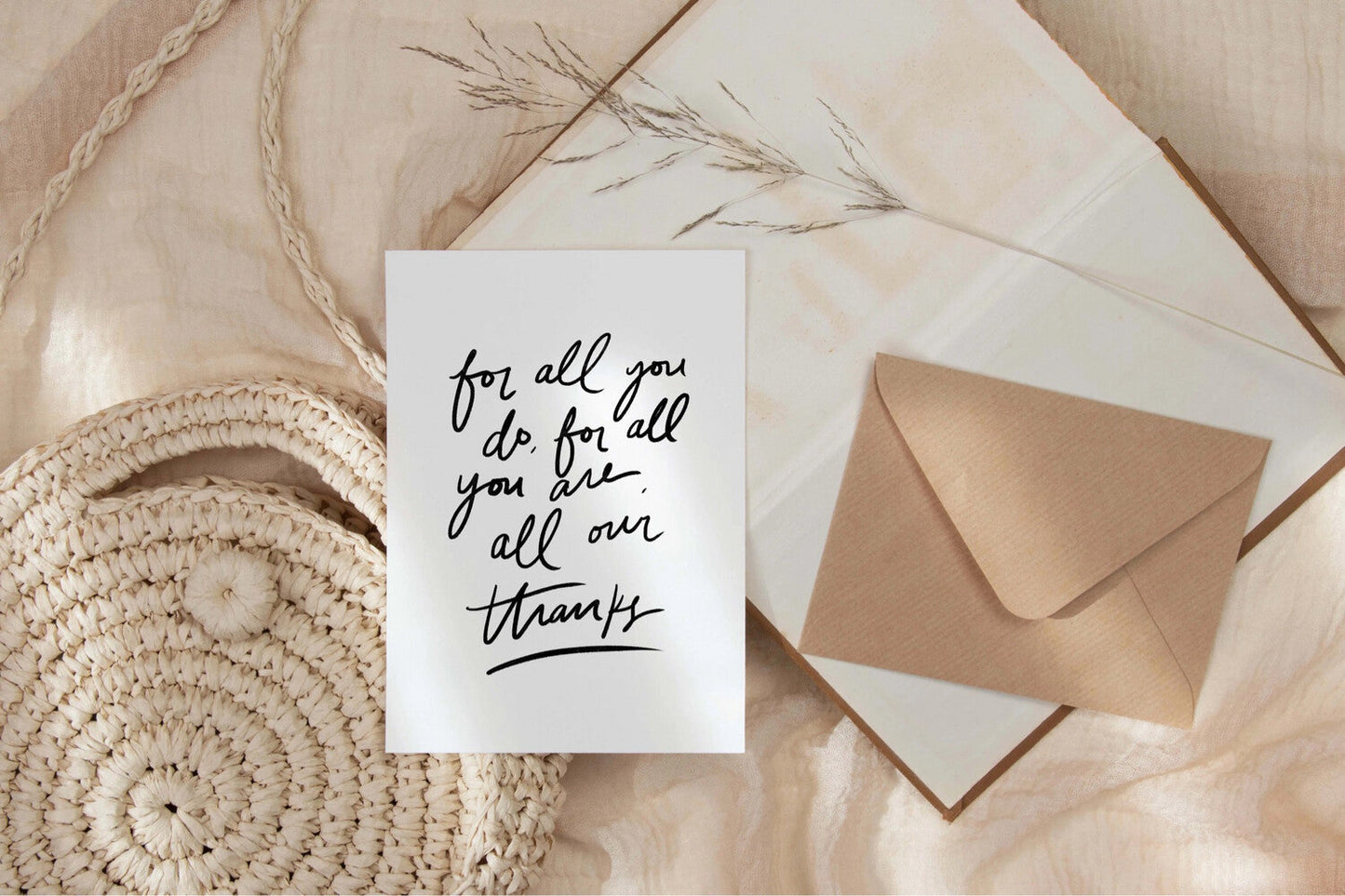 For All You Do | Thank You Card