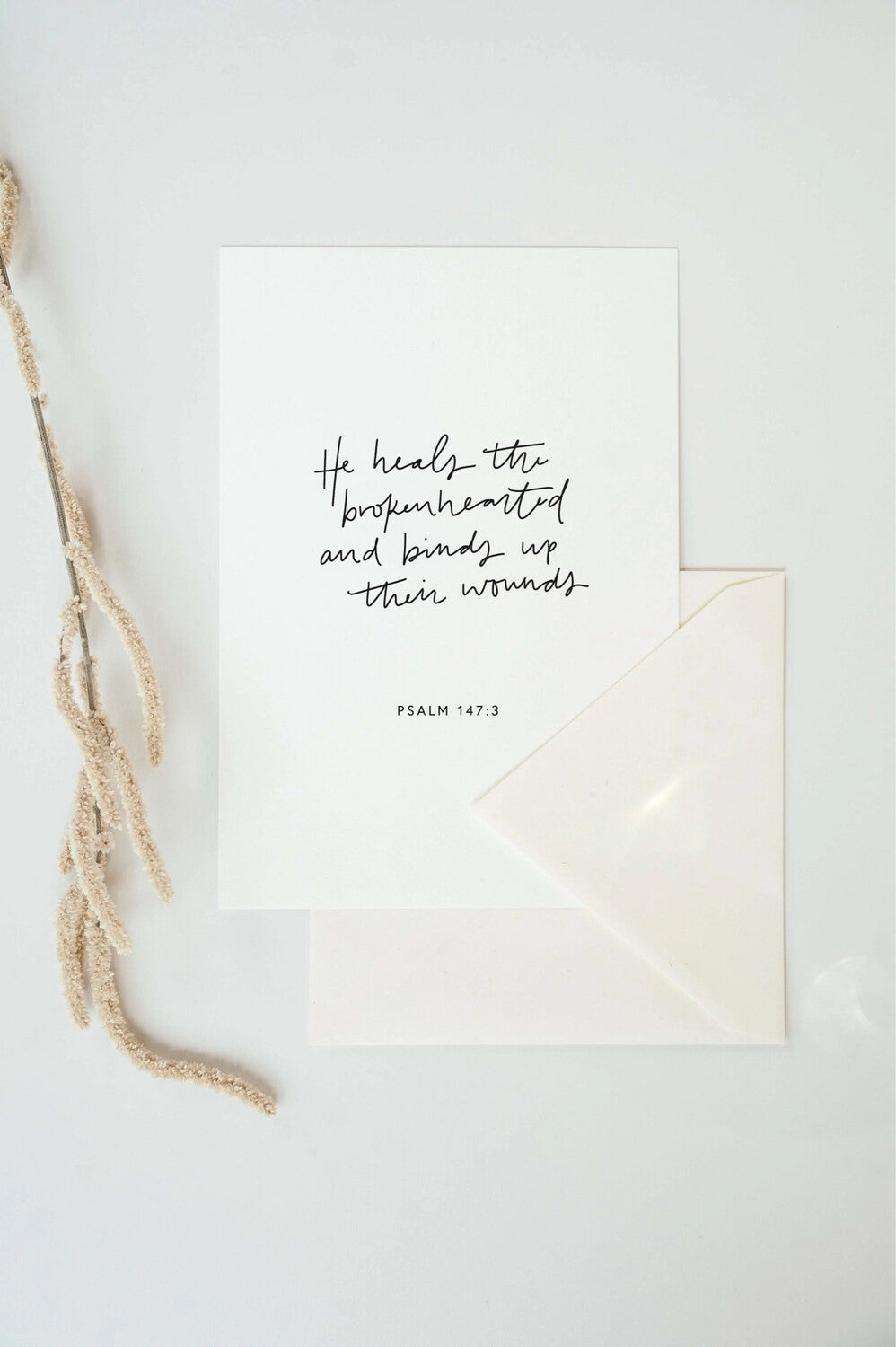 Heals the Brokenhearted | Sympathy Card