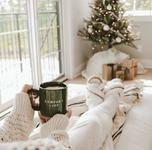 Comfort + Joy Stoneware Coffee Mug