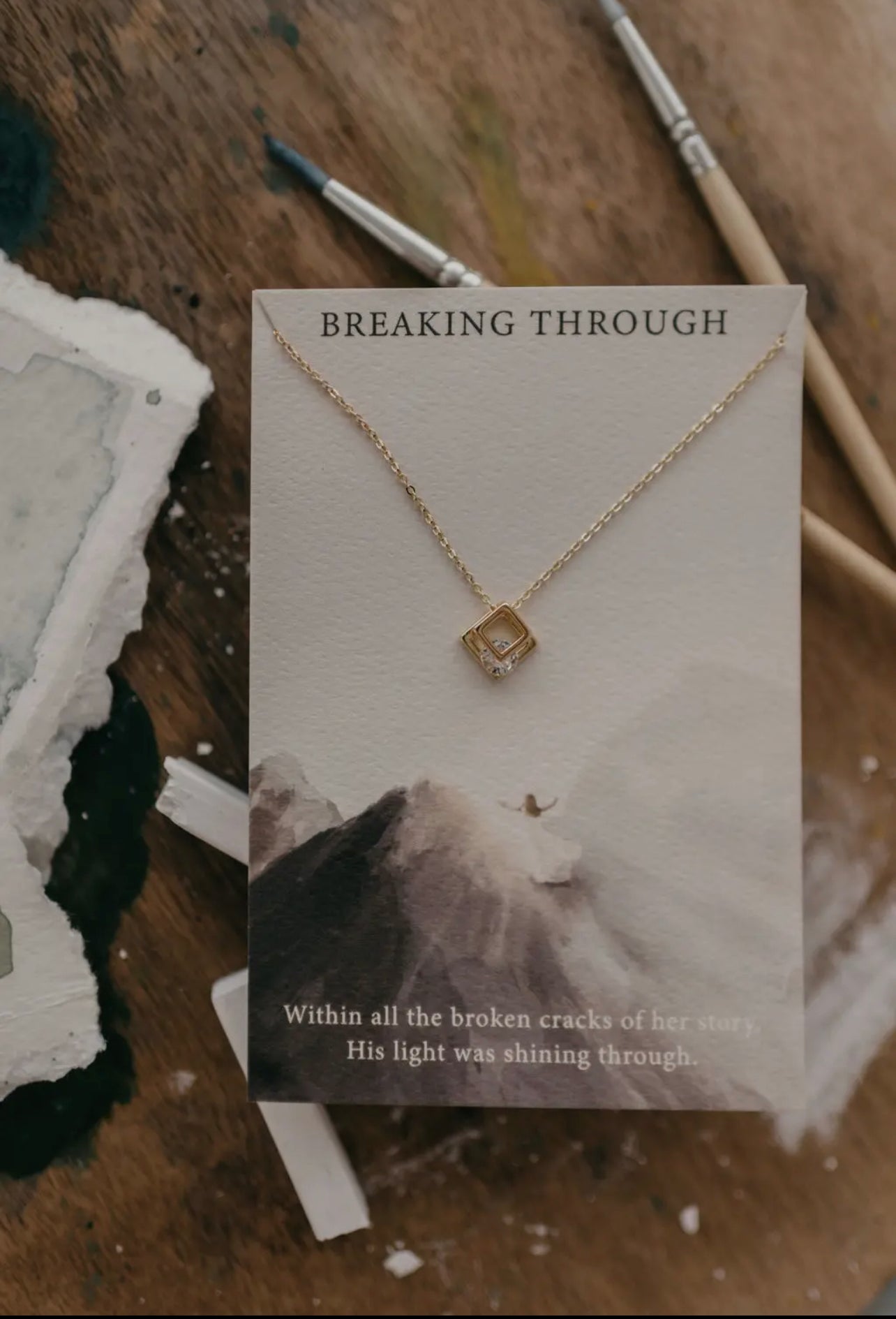 Breaking Through Necklace John 1:3