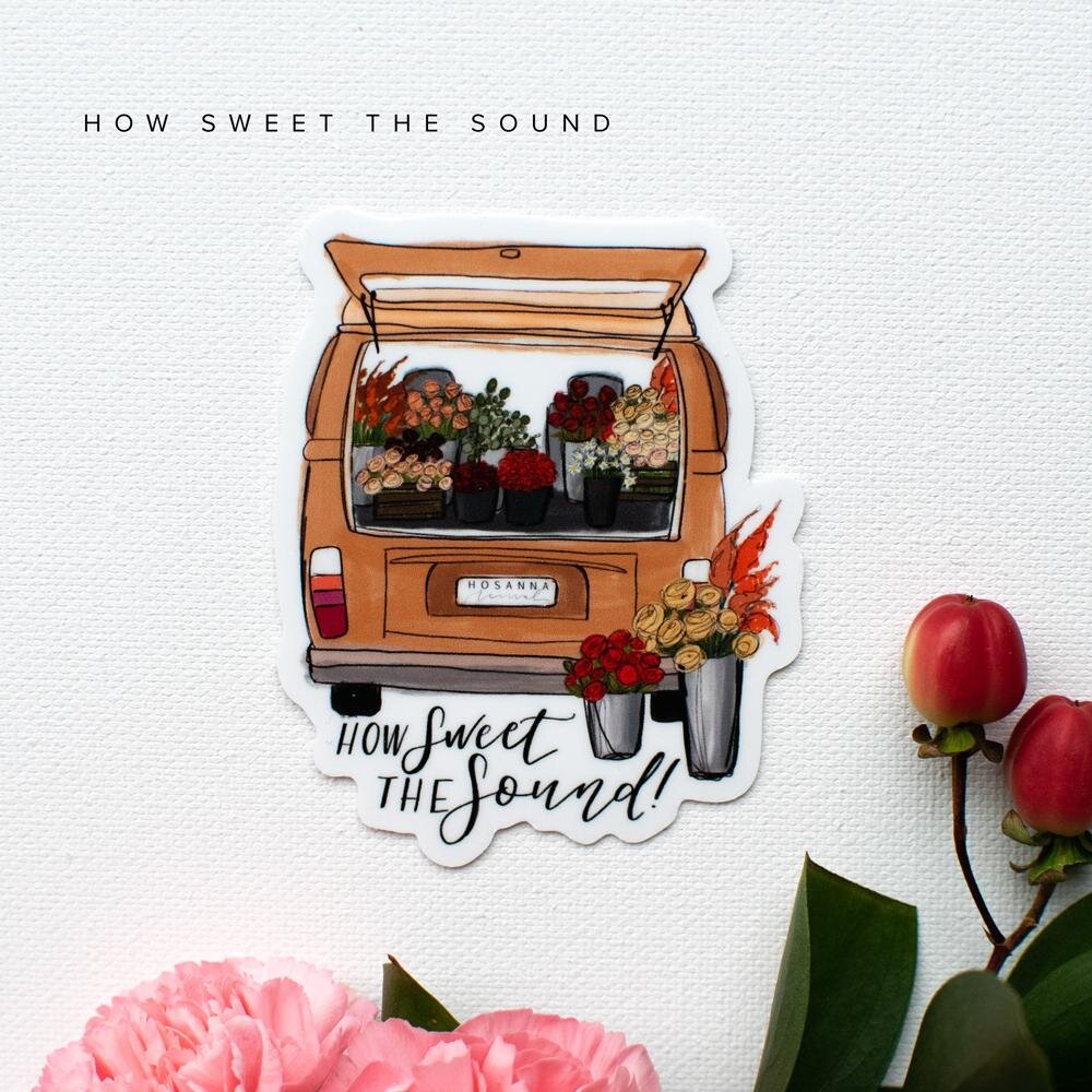 'How Sweet The Sound' Sticker